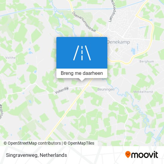 Singravenweg kaart