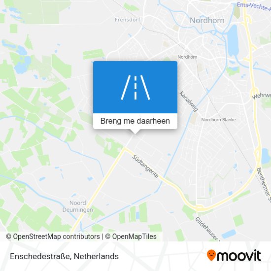 Enschedestraße kaart