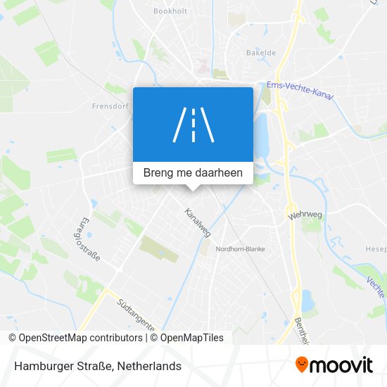 Hamburger Straße kaart