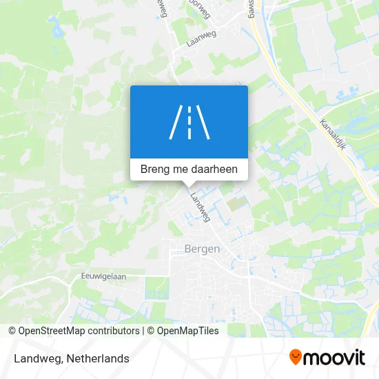 Landweg kaart