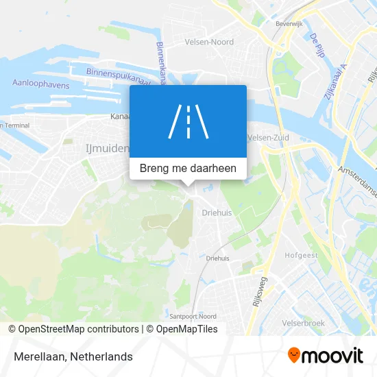 Merellaan kaart