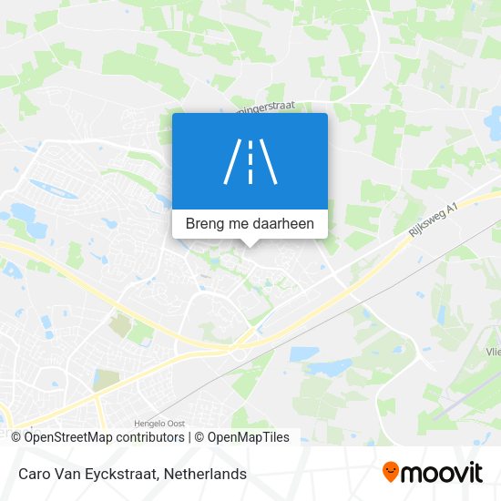 Caro Van Eyckstraat kaart