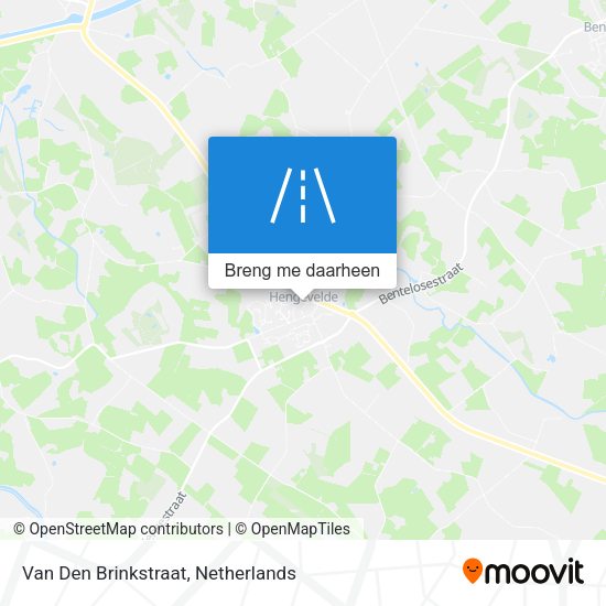 Van Den Brinkstraat kaart