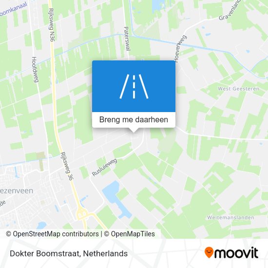 Dokter Boomstraat kaart
