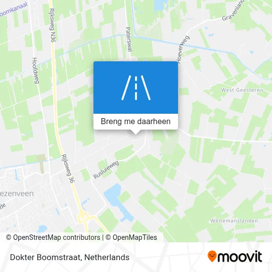 Dokter Boomstraat kaart