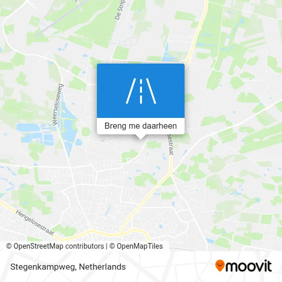 Stegenkampweg kaart
