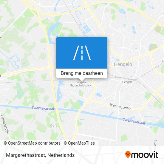 Margarethastraat kaart