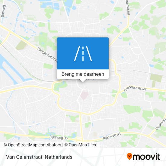 Van Galenstraat kaart