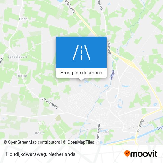 Holtdijkdwarsweg kaart