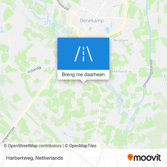 Harbertweg kaart