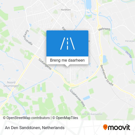 An Den Sanddünen kaart