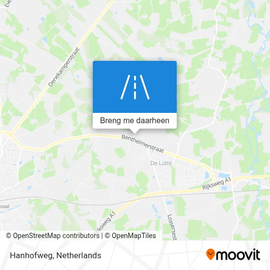 Hanhofweg kaart
