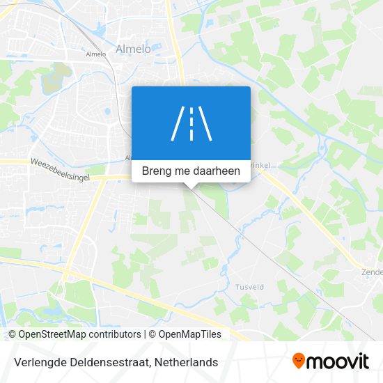 Verlengde Deldensestraat kaart
