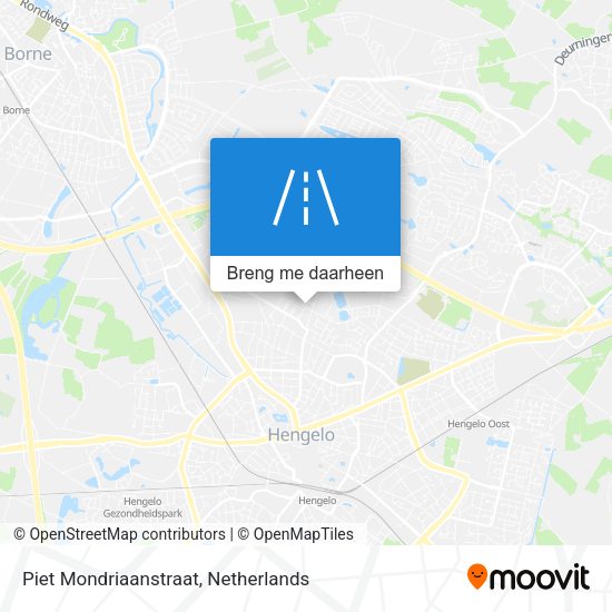 Piet Mondriaanstraat kaart