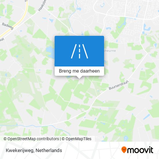 Kwekerijweg kaart