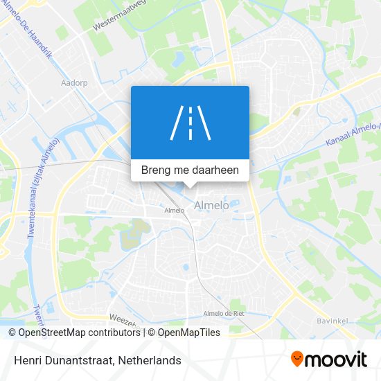 Henri Dunantstraat kaart