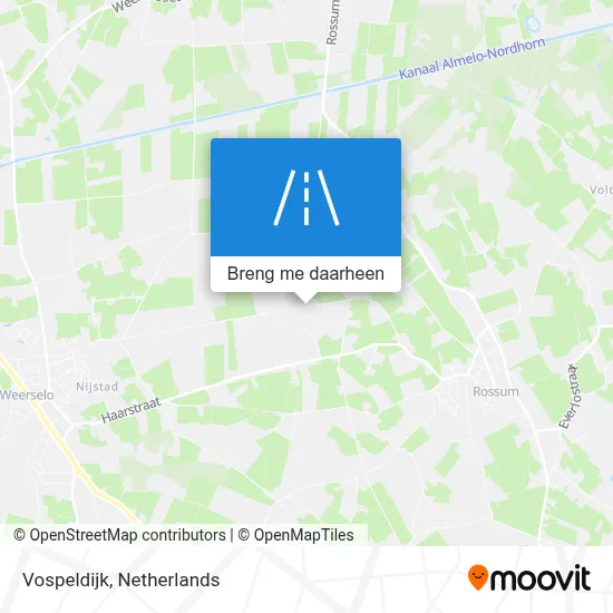 Vospeldijk kaart