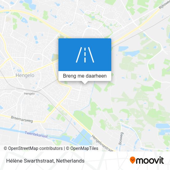 Hélène Swarthstraat kaart