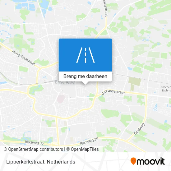 Lipperkerkstraat kaart