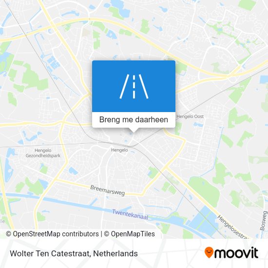 Wolter Ten Catestraat kaart