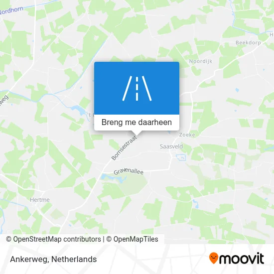 Ankerweg kaart