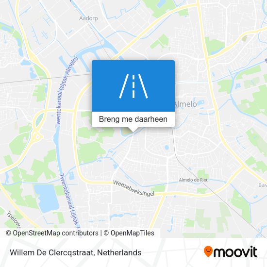Willem De Clercqstraat kaart