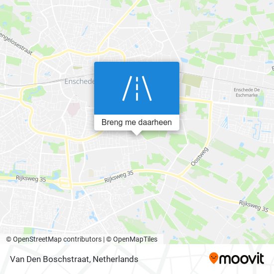Van Den Boschstraat kaart