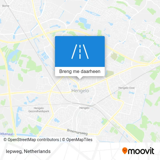 Iepweg kaart