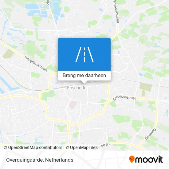 Overduingaarde kaart