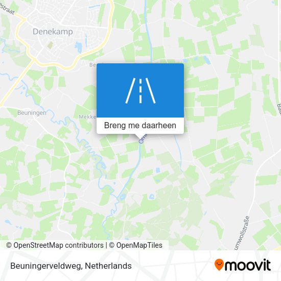 Beuningerveldweg kaart