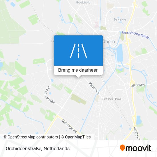 Orchideenstraße kaart