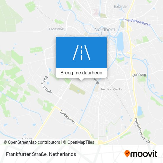 Frankfurter Straße kaart