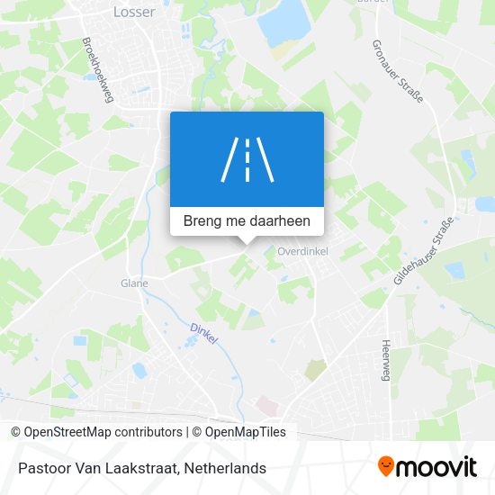 Pastoor Van Laakstraat kaart