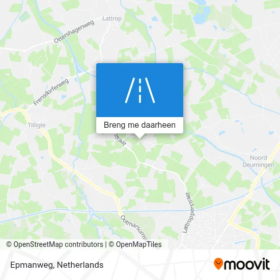 Epmanweg kaart