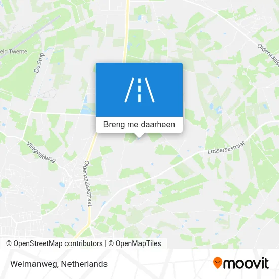 Welmanweg kaart