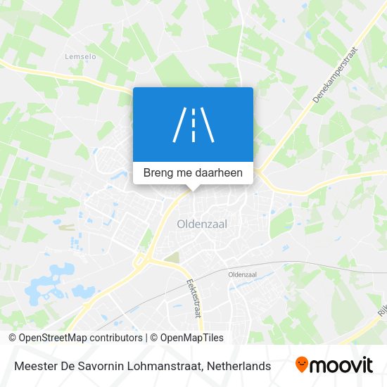 Meester De Savornin Lohmanstraat kaart