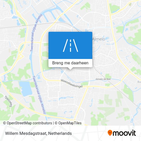 Willem Mesdagstraat kaart