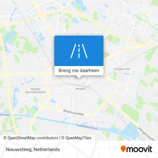 Nieuwsteeg kaart