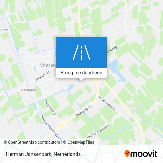 Herman Jansenpark kaart