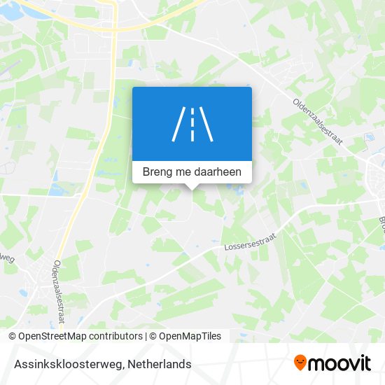 Assinkskloosterweg kaart