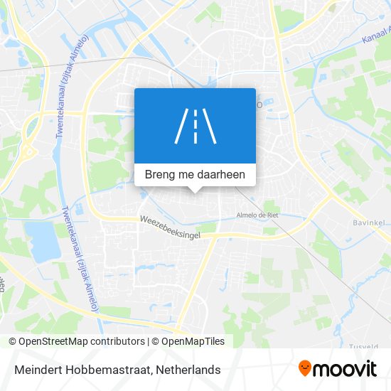 Meindert Hobbemastraat kaart