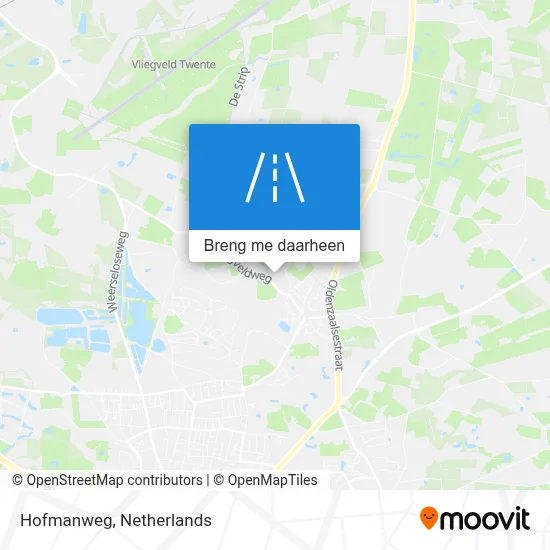Hofmanweg kaart