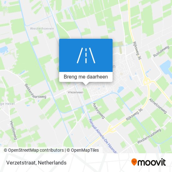 Verzetstraat kaart