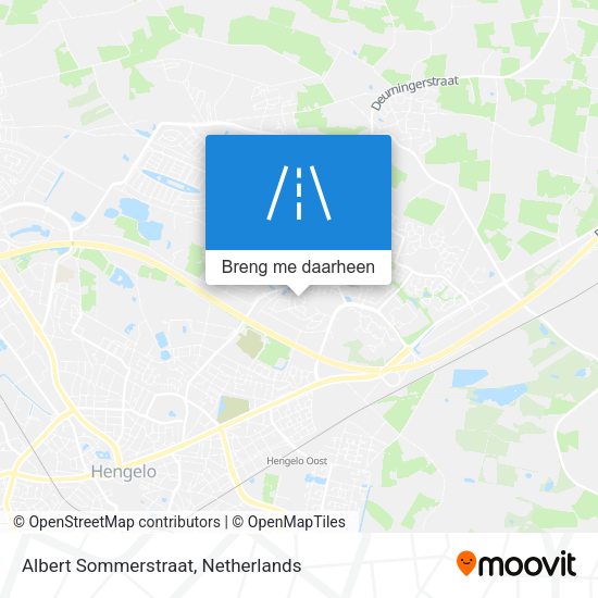 Albert Sommerstraat kaart
