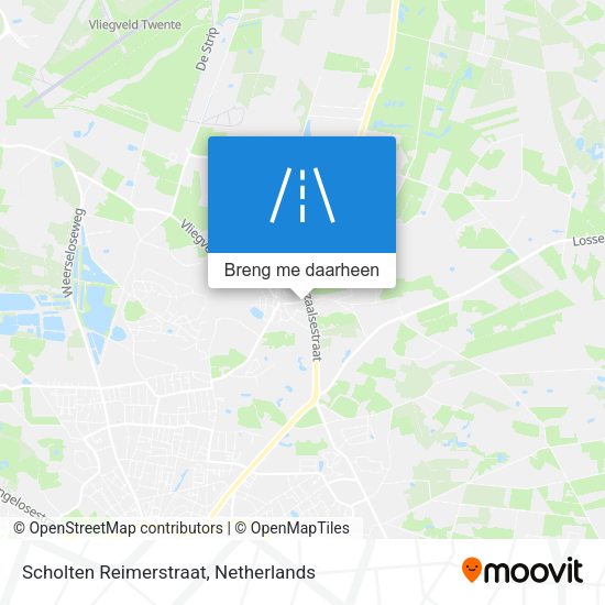 Scholten Reimerstraat kaart