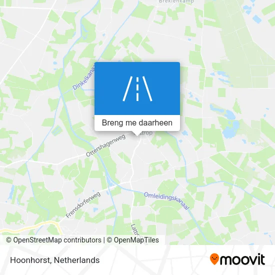 Hoonhorst kaart