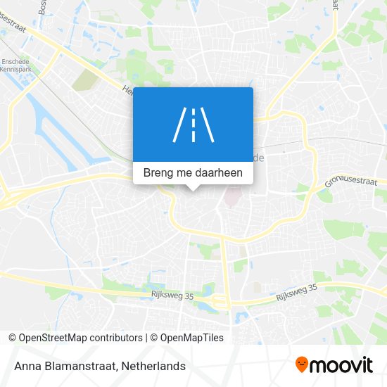 Anna Blamanstraat kaart