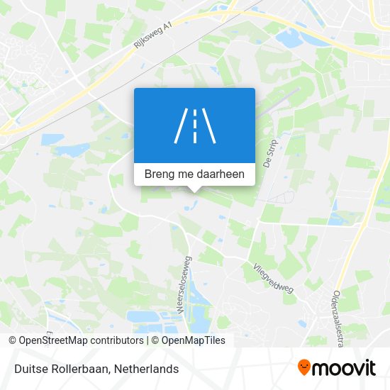 Duitse Rollerbaan kaart