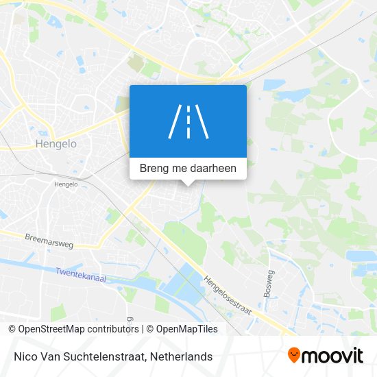 Nico Van Suchtelenstraat kaart