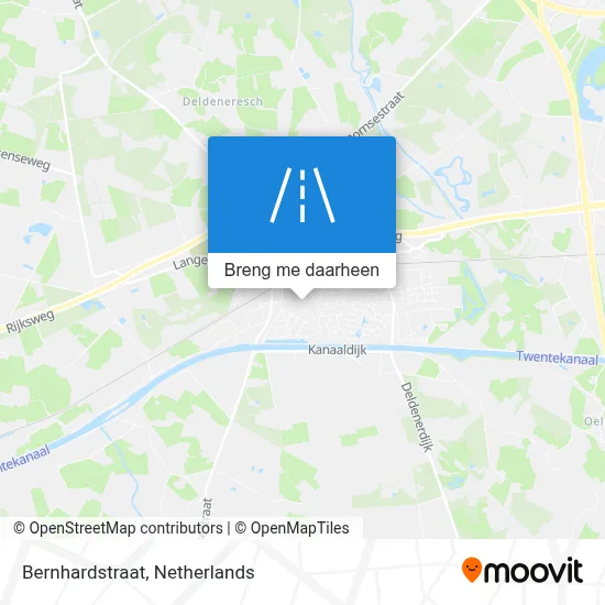 Bernhardstraat kaart